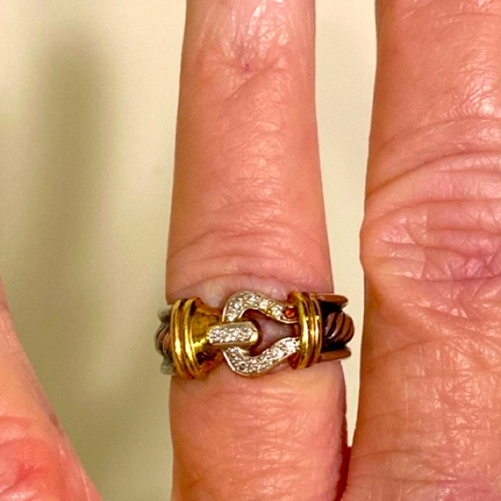 David Yurman Vintage Cable Buckle Ring